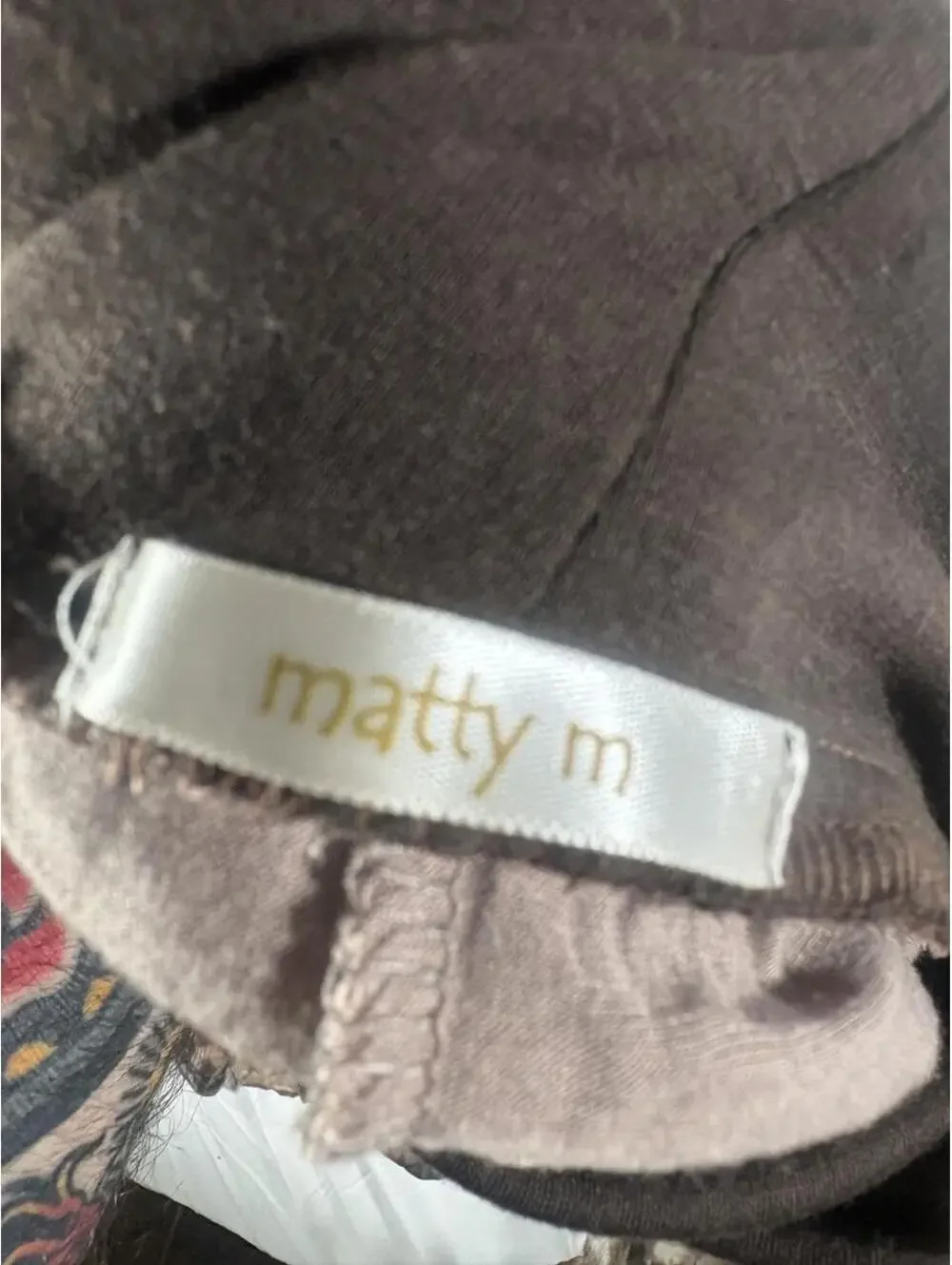Matty m. Women's Brown and Multi Skirt